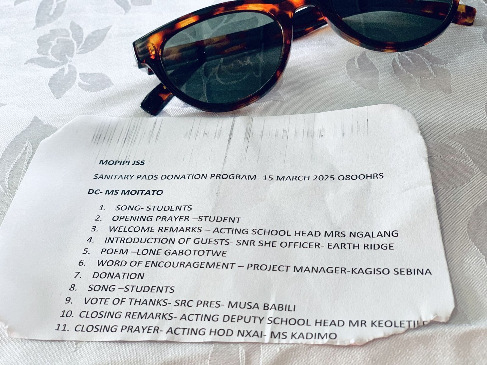 Sanitary Pad Donation 2